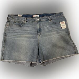 Signature Levi Strauss Jean shorts, high-rise size 26